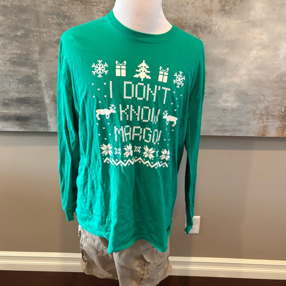 Men’s Port & Company Graphic Long-Sleeve Tee